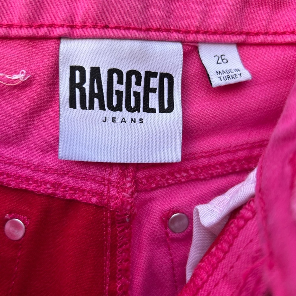 The Ragged Priest Pink Muse Checkered Jeans Dolls Kill Raver EDM Rave Festival - Picture 4 of 7